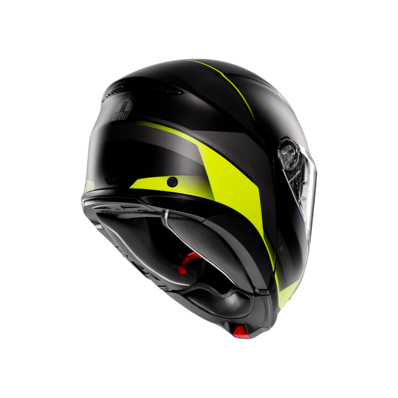Kask Szczękowy AGV Tourmodular Perception Czarny/Żółty-Fluo Mat
