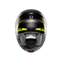Kask Szczękowy AGV Tourmodular Perception Czarny/Żółty-Fluo Mat