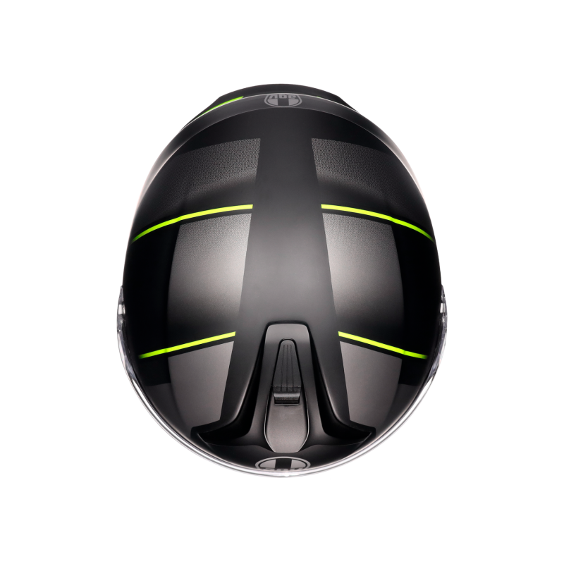 Kask Szczękowy AGV Tourmodular Perception Czarny/Żółty-Fluo Mat