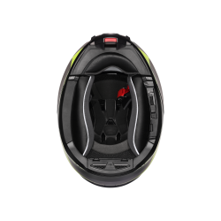 Kask Szczękowy AGV Tourmodular Perception Czarny/Żółty-Fluo Mat