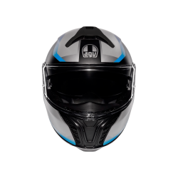 Kask Szczękowy AGV Tourmodular Stray Czarno/Szaro/Niebieski Mat