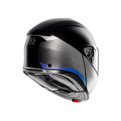 Kask Szczękowy AGV Tourmodular Stray Czarno/Szaro/Niebieski Mat