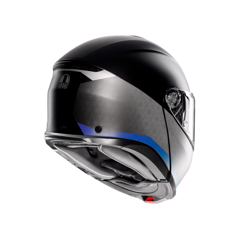 Kask Szczękowy AGV Tourmodular Stray Czarno/Szaro/Niebieski Mat