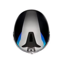 Kask Szczękowy AGV Tourmodular Stray Czarno/Szaro/Niebieski Mat