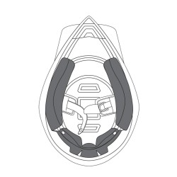 Policzki do kasku AGV AX-8 Dual Evo