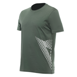 Koszulka Dainese T-Shirt Big Logo Zielono/Biała