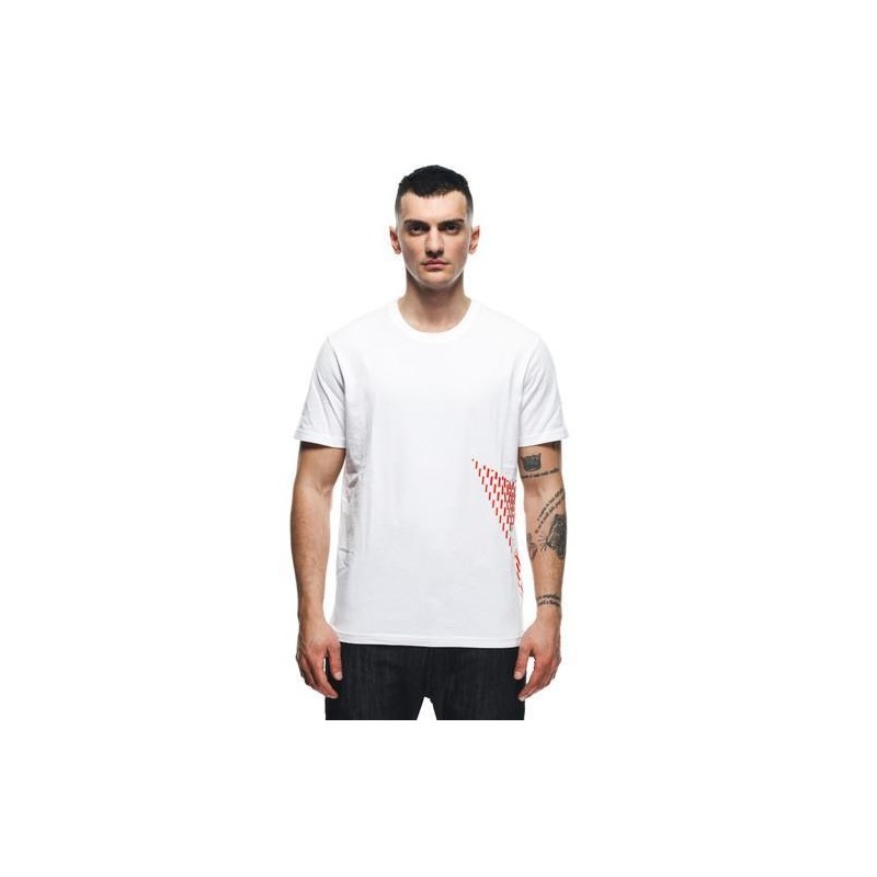 Koszulka Dainese T-Shirt Big Logo Biało/Czerwona
