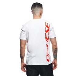 Koszulka Dainese T-Shirt Big Logo Biało/Czerwona