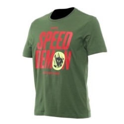 Koszulka Dainese Knee Down T-Shirt Zielona