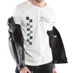 Longsleeve Dainese Lightning72 LS T-Shirt Biały