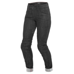 Jeansy motocyklowe damskie Dainese Alba Slim Lady Czarne