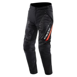 Spodnie Motocyklowe Dainese Drake 2 Super Air Tex Pants Czarno/Czerwone-Fluo