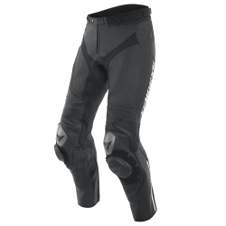 Spodnie Motocyklowe Skórzane Dainese Alpha Czarne