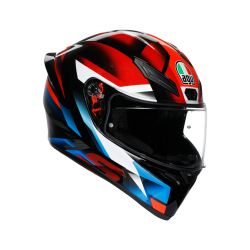 Kask motocyklowy AGV K1 S Fastlap Czarno/Niebiesko/Czerwony