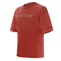 Koszulka Oversize Dainese Sfumata T-Shirt Wiśniowa