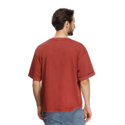 Koszulka Oversize Dainese Sfumata T-Shirt Wiśniowa