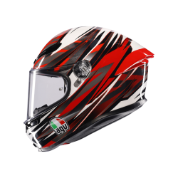 Kask Motocyklowy AGV K6 S Reeval Biało/Czerwono/Szary