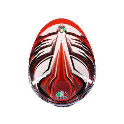Kask Motocyklowy AGV K6 S Reeval Biało/Czerwono/Szary