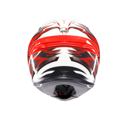 Kask Motocyklowy AGV K6 S Reeval Biało/Czerwono/Szary