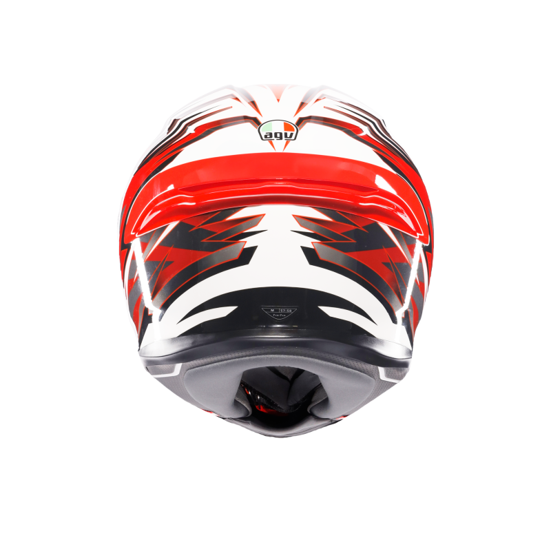 Kask Motocyklowy AGV K6 S Reeval Biało/Czerwono/Szary