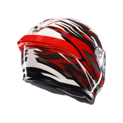 Kask Motocyklowy AGV K6 S Reeval Biało/Czerwono/Szary