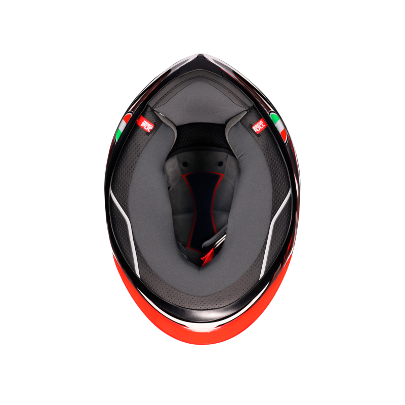 Kask Motocyklowy AGV K6 S Reeval Biało/Czerwono/Szary