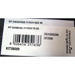 Wnętrze do kasku AGV Ti-Tech r. XS