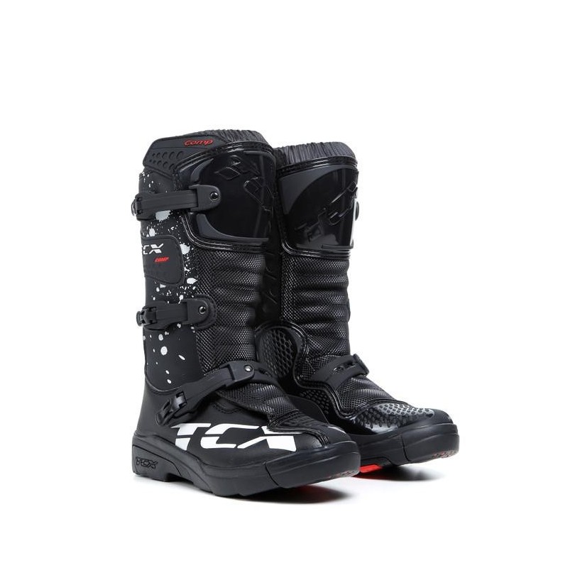Buty Crossowe Dziecięce TCX Comp Kid Czarno/Białe